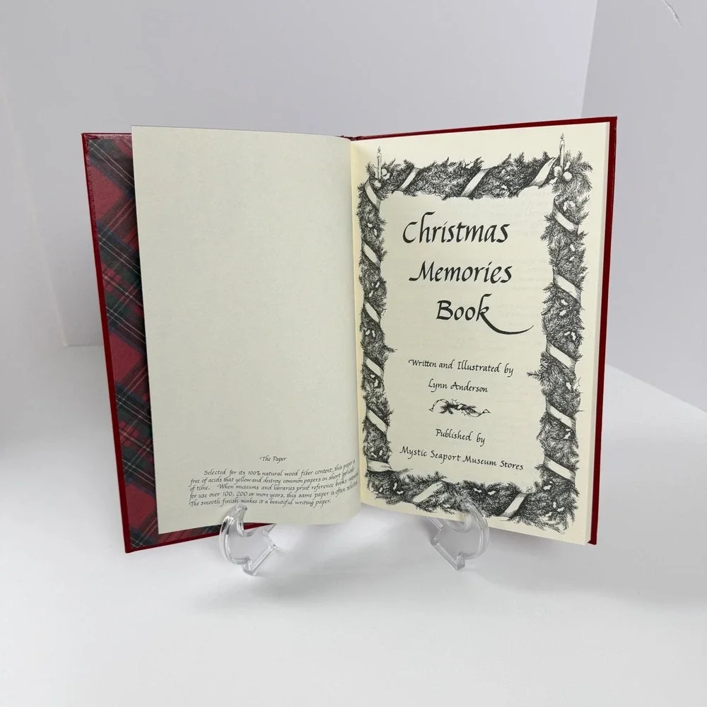 Vintage Christmas Memories Book 1978 Lynn‎ Anderson Mystic Seaport Museum UNUSED